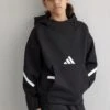 ADIDAS PERFORMANCE HOODIE JUNIOR UNISEX - Sweatshirt - Black/white