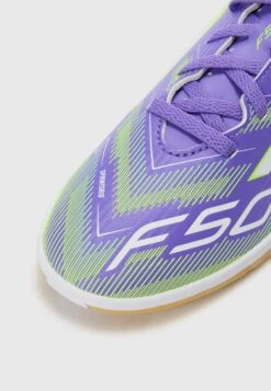 ADIDAS PERFORMANCE F50 CLUB UNISEX - Indoor Football Boots - Purple Rush/white/lucid Lemon -Zalando UK-Outlet 1eb46b4106b84281b204ef4c68b663ea