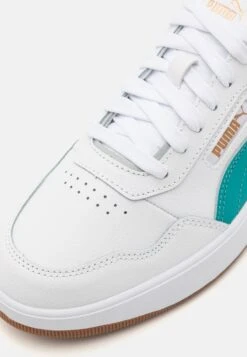 Puma Court Ultra Unisex - Trainers - White/Green Lagoon/Gold -Zalando UK-Outlet 1f242e89ed854f28a0ffd4fa170cdcc3