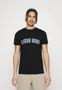 BJØRN BORG Essential Shirt - Print T-Shirt - Black Beauty