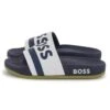 BOSS Kidswear AQUA SLIDES UNISEX - Mules - White