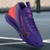 Nike Performance GT JUMP ACADEMY - Basketball Shoes - Wild Grape/black/bright Crimson/ink