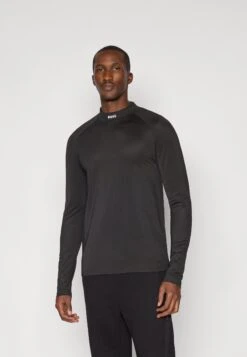 Boss TOCK ACTIVE - Long Sleeved Top - Black