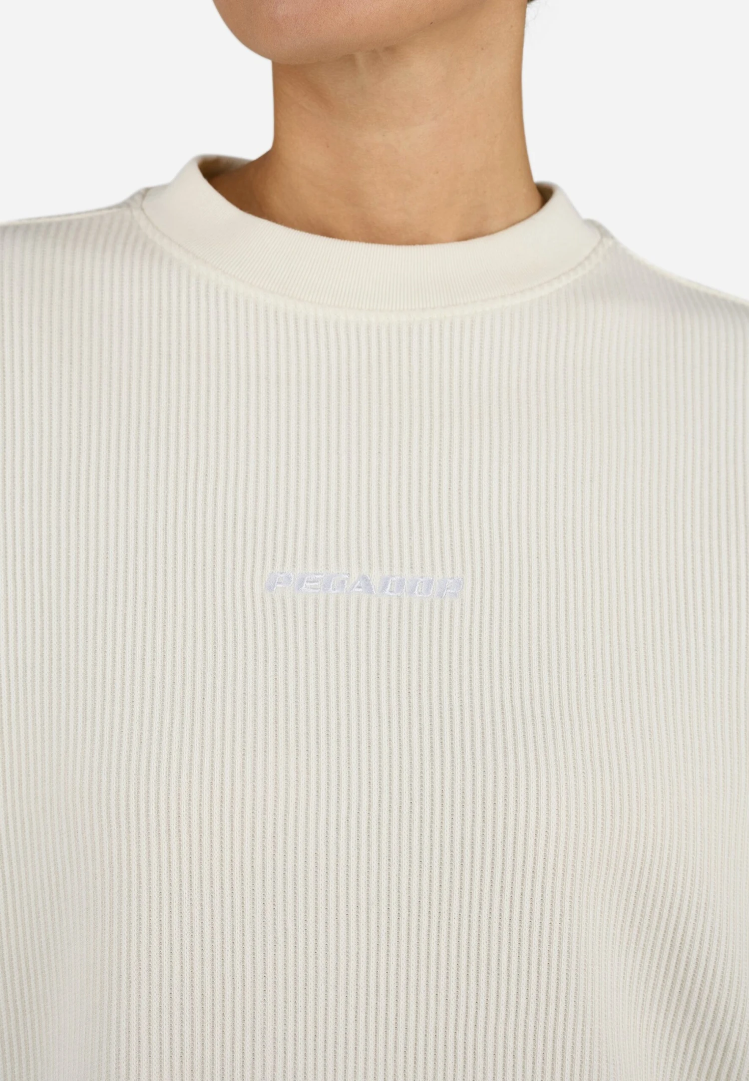 Pegador AMANDA OVERSIZED RIB TEE - Print T-shirt - Washed Unbleached 5 Pegador AMANDA OVERSIZED RIB TEE - Print T-shirt - Washed Unbleached - Image 5