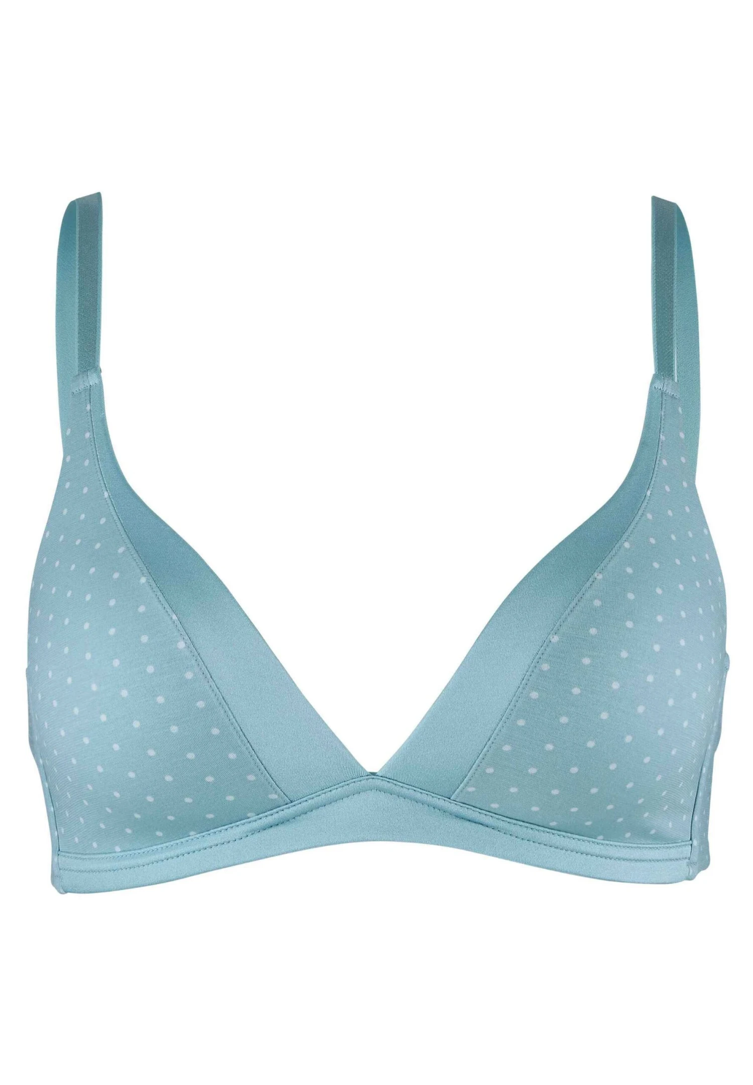 Calida Cate- Underwired Bra - Blue Satin 5 Calida Cate- Underwired Bra - Blue Satin - Image 5