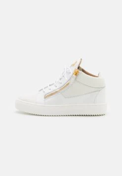 Giuseppe Zanotti Mid Top - High-Top Trainers - White/Gold-Coloured