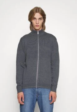 Selected Homme Slhmaine Cardigan- Cardigan - Dark Grey Melange