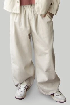 Kaotiko PANT WIDE UNISEX - Trousers - Ivory