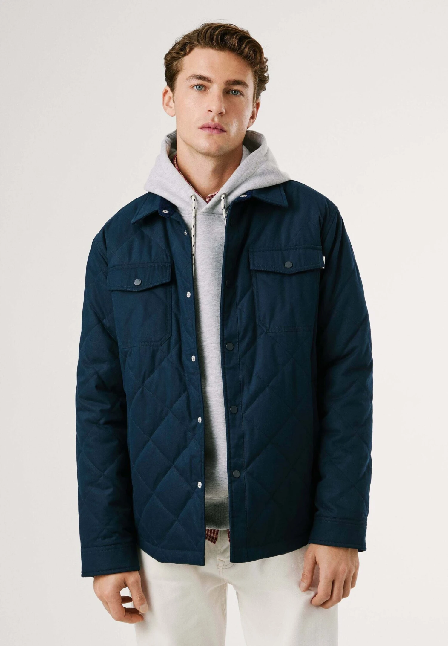 Pepe Jeans Light Jacket - Dulwich Blue 1 Pepe Jeans Light Jacket - Dulwich Blue