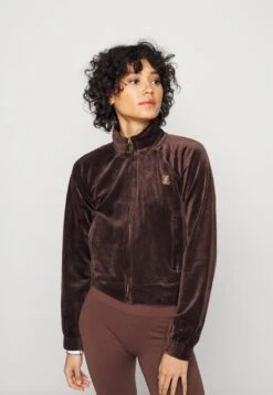 Juicy Couture Tanya - Zip-Up Sweatshirt - Brown -Zalando UK-Outlet 248731dfa3ff40a5a8f82987d12174be