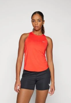 Nike Performance SWIFT TANK - Top - Light Crimson/reflective Silver