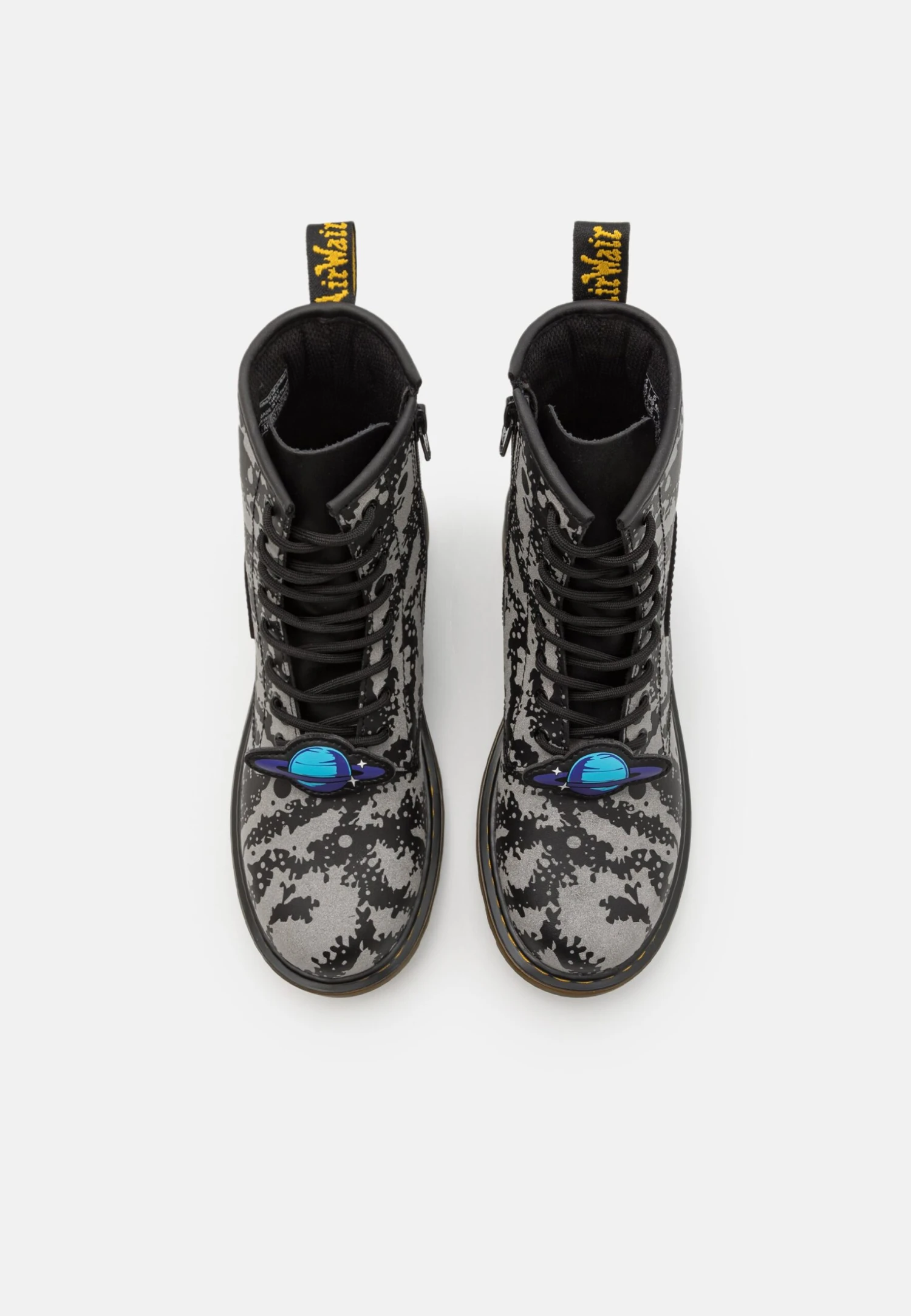 Dr. Martens 1460 Unisex - Lace-Up Ankle Boots - Grey/Black Hydro 4 Dr. Martens 1460 Unisex - Lace-Up Ankle Boots - Grey/Black Hydro - Image 4