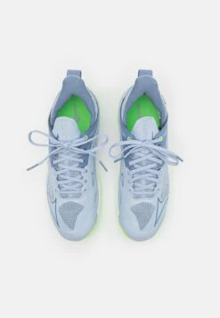 Mizuno Wave Mirage 4 - Handball Shoes - Heather/Subdued Blue/Neo Lime -Zalando UK-Outlet 265341681a594b57b60be89bd170047a