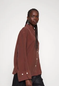 Libertine-Libertine Mercy - Button-Down Blouse - Chocolate -Zalando UK-Outlet 269cbe9686b84b909bda8f85f63a6cbc