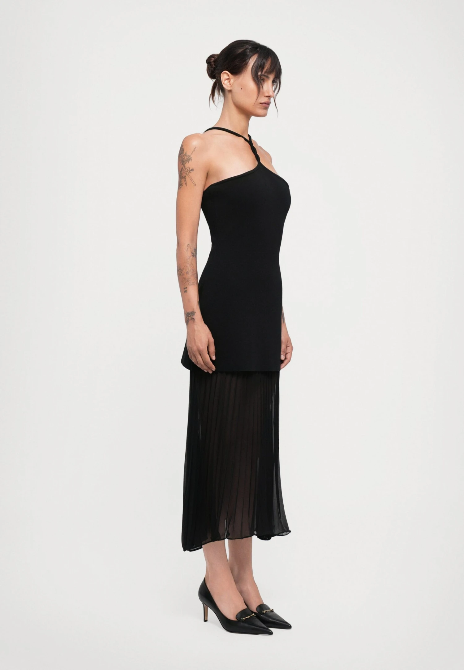 VETA KNIT DRESS - Cocktail Dress / Party Dress - Black 4 VETA KNIT DRESS - Cocktail Dress / Party Dress - Black - Image 4