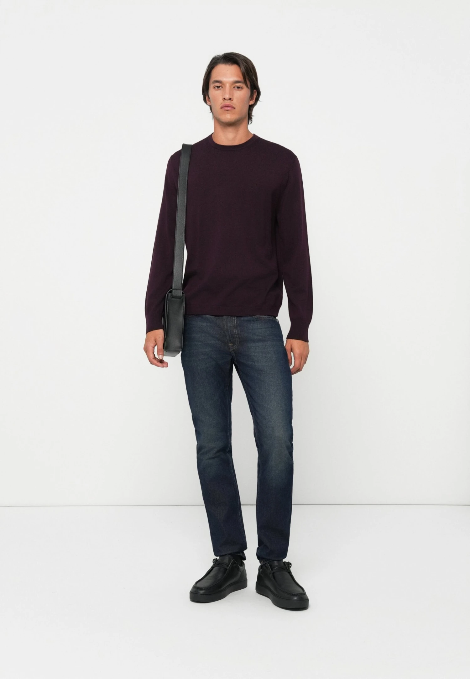 Calvin Klein CREW - Jumper - Moroccan Brown 2 Calvin Klein CREW - Jumper - Moroccan Brown - Image 2