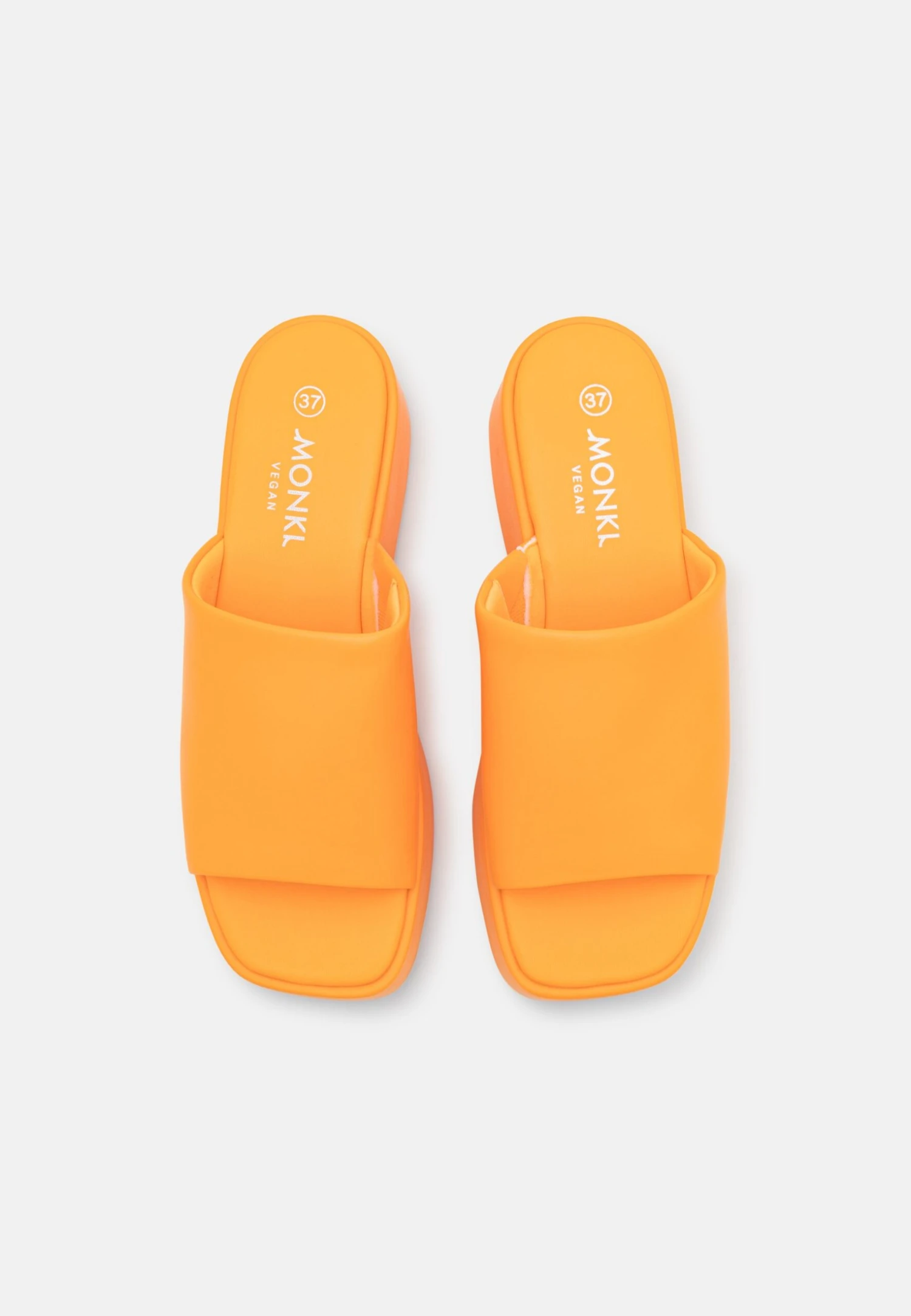Monki Heeled Mules - Orange 6 Monki Heeled Mules - Orange - Image 6