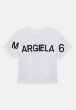 MM6 Maison Margiela Maglietta Unisex - Print T-Shirt - White