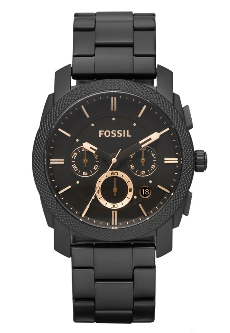 Fossil Chronograph Watch - Black 2 Fossil Chronograph Watch - Black - Image 2