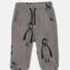 Mini Rodini PENGUIN TROUSERS UNISEX - Tracksuit Bottoms - Grey