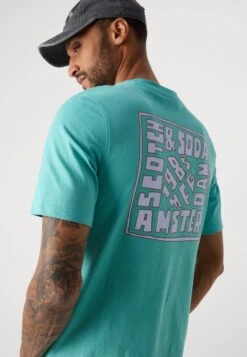 Scotch & Soda REGULAR FIT FRONT AND BACK ARTWORK - Print T-shirt - Agate Green -Zalando UK-Outlet 29fa7f8cbdce41709501615b1e3f5270