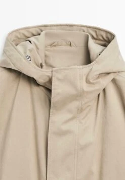 Massimo Dutti WATER-REPELLENT PEACH-EFFECT FABRIC - Parka - Beige -Zalando UK-Outlet 2a54071b93764b3ba033bf82aa126f3a