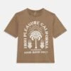 NAME IT NKMJARVU SS NREG BOX - Print T-shirt - Walnut