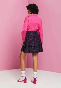Edc By Esprit Light - A-Line Skirt - Navy -Zalando UK-Outlet 2b5dd75720d0426085bcbf79e30a7d59
