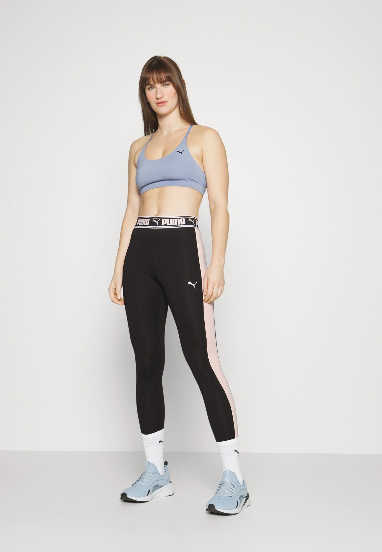 Puma Train Strong Fashion Colorblock- Leggings - Black/Rose Dust 2 Puma Train Strong Fashion Colorblock- Leggings - Black/Rose Dust - Image 2
