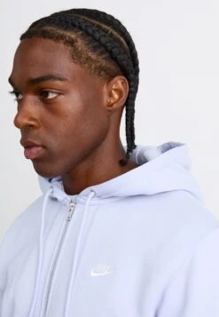 Nike Sportswear CLUB HOODIE - Zip-up Sweatshirt - Ghost -Zalando UK-Outlet 2c31f3e133284f6c9b33900fb6551bb2