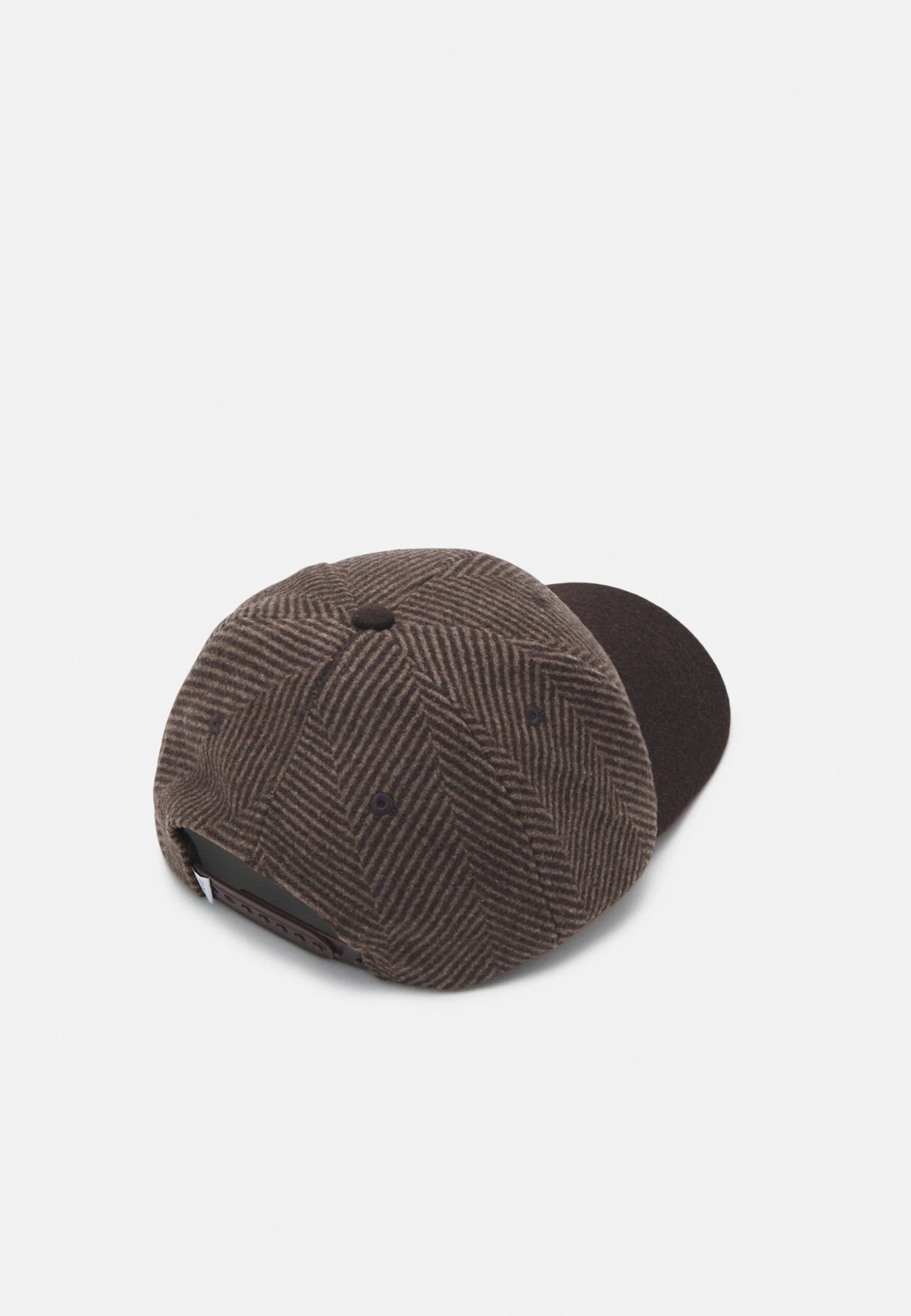 Les Deux Wilbert Herringbone - Cap - Coffee Brown/Walnut 2 Les Deux Wilbert Herringbone - Cap - Coffee Brown/Walnut - Image 2