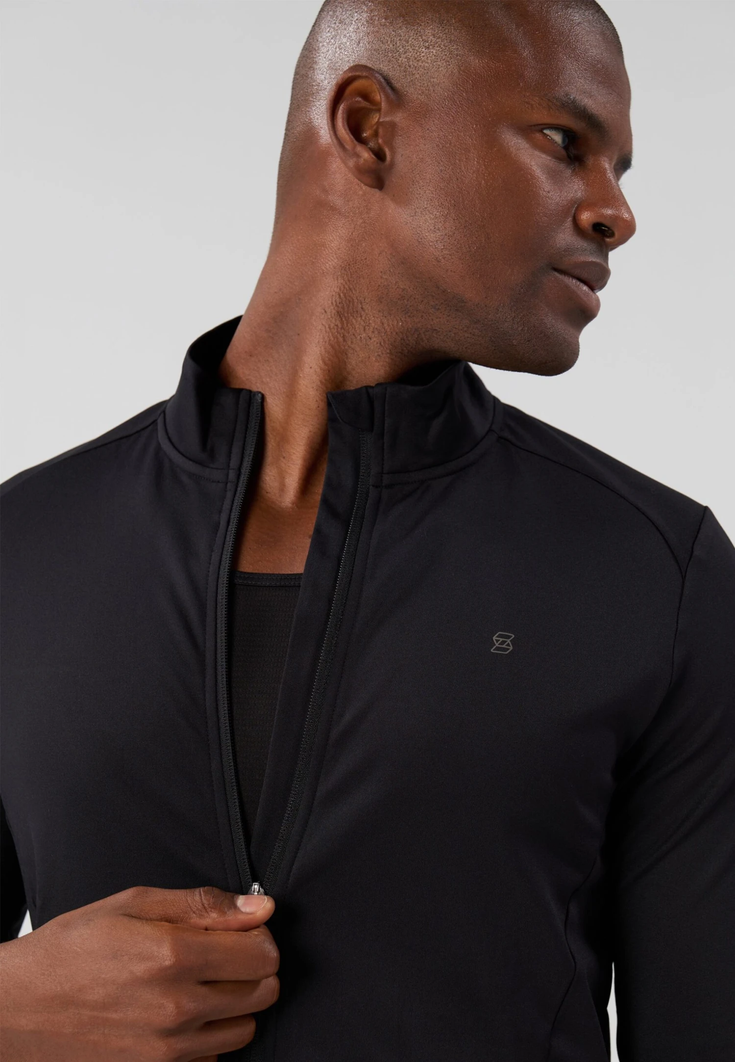 LONG SLEEVE ZIP UP TRAINING JACKET WITH POCKETS - Training Jacket - Black 4 LONG SLEEVE ZIP UP TRAINING JACKET WITH POCKETS - Training Jacket - Black - Image 4