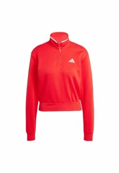 Adidas Sportswear ESSENTIALS COLOR POP CROP QUARTER-ZIP TRACK - Sweatshirt - Dark Blue -Zalando UK-Outlet 2ce70c43c424495a857ae807a7d1bffb