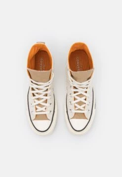 Converse Chuck Hickory Stripe Unisex - High-Top Trainers - Desert Sand/Egret -Zalando UK-Outlet 2de5c7a0f2a14a6ca58a90055a71b56c