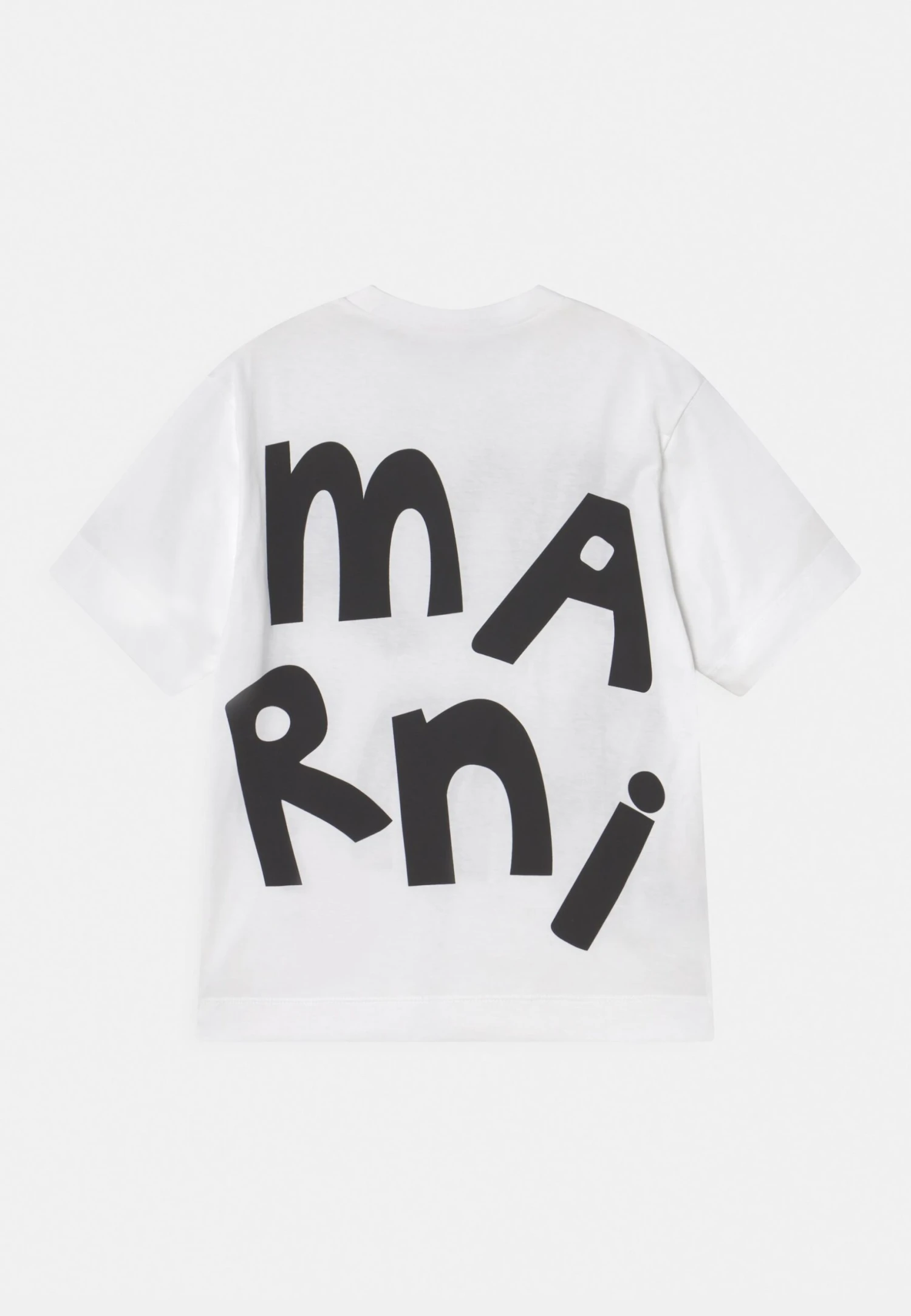 Marni Unisex - Print T-Shirt - White 2 Marni Unisex - Print T-Shirt - White - Image 2