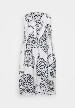 SLEEVELESS PLEATED NIGHTIE - Nightie - White/black -Zalando UK-Outlet 2f7d620fd1d148488477d05147e59a95