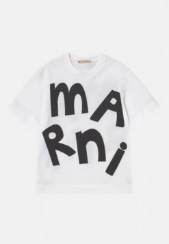 Marni Unisex - Print T-Shirt - White