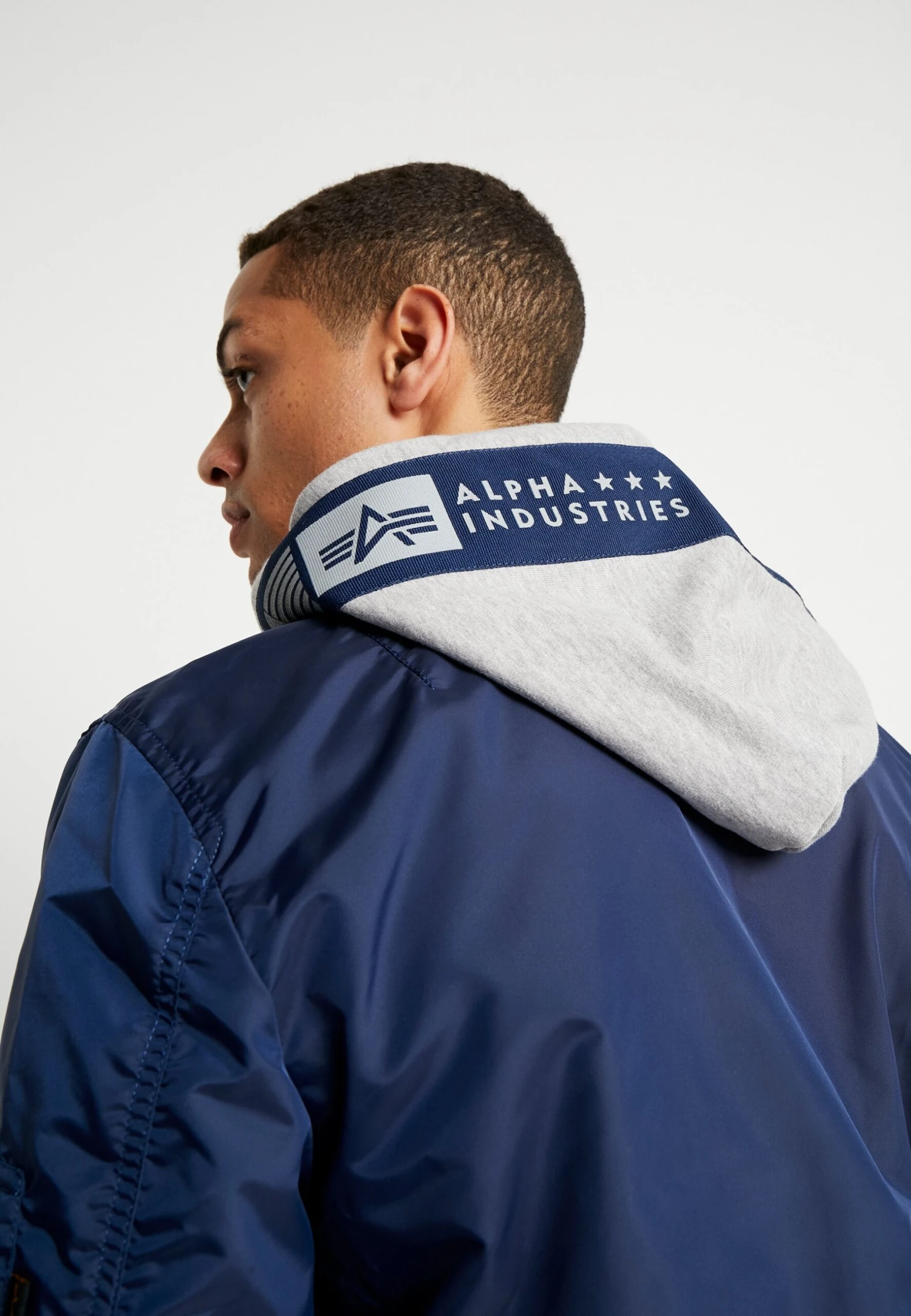 Alpha Industries Hood Custom - Summer Jacket - New Navy 7 Alpha Industries Hood Custom - Summer Jacket - New Navy - Image 7