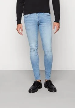 Jack & Jones Jjitom Jjoriginal- Jeans Skinny Fit - Blue Denim