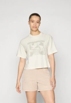 Champion CREWNECK - Print T-shirt - Off-white