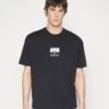 Emporio Armani Print T-Shirt - Blu Navy