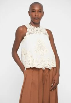 SEA MEDINA TANK - Blouse - Cream -Zalando UK-Outlet 33c26f588f294d929bf81a73e2efd1ce