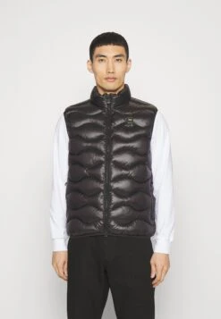 Blauer Basic Roll Stitching - Waistcoat - Black