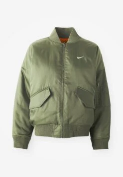 Nike Sportswear Bomber Jacket - Black/medium Ash/sail -Zalando UK-Outlet 34736fe878e84a18ad3735044035b5fb