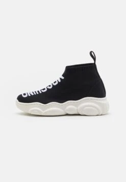 MOSCHINO Unisex - High-Top Trainers - Black/White