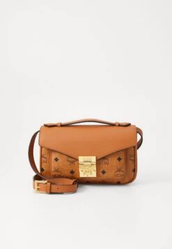 MCM TRACY CROSSBODY - Cross Body Bag - Cognac