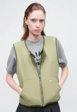 Nike Sportswear STREET - Waistcoat - Medium Olive/neutral Olive -Zalando UK-Outlet 35dac91a14f64034b680d2cf6051e49c