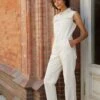 Wood Wood Julia Rigid - Jumpsuit - Off White