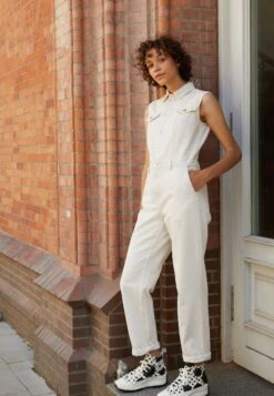 Wood Wood Julia Rigid - Jumpsuit - Off White