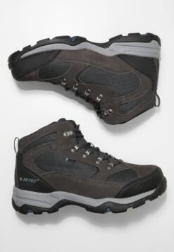 Hi-Tec Storm Wp - Hiking Shoes - Charcoal/Grey/Majolica Blue -Zalando UK-Outlet 37bcae10f72d4c15856aa9f1214acf27